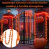 2/3M Halloween Chain Lights Plastic String Lights Luminous Halloween Chain Props  Garden Yard