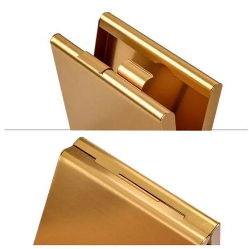 1 Pcs Ultra-thin Clamshell Cigarette Case Aluminum Alloy Creative Mens Personalized Cigarette Case