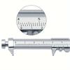 Precision Dial Vernier Caliper  Ballpoint Pen Set Dual-Purpose Plastic Scale Ruler 0-100mm Measuring Range Ideal for Office Use