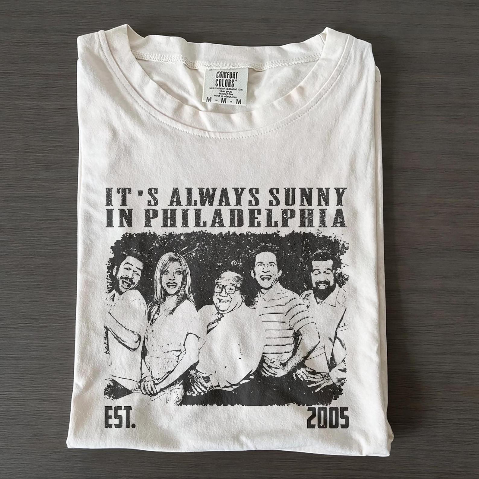 It s Always Sunny in Philadelphia Shirt, Retro Comfort Colors Tee L