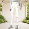 Girls Full Length Fitted Floral Printed Yoga Leggings Stretch Waist