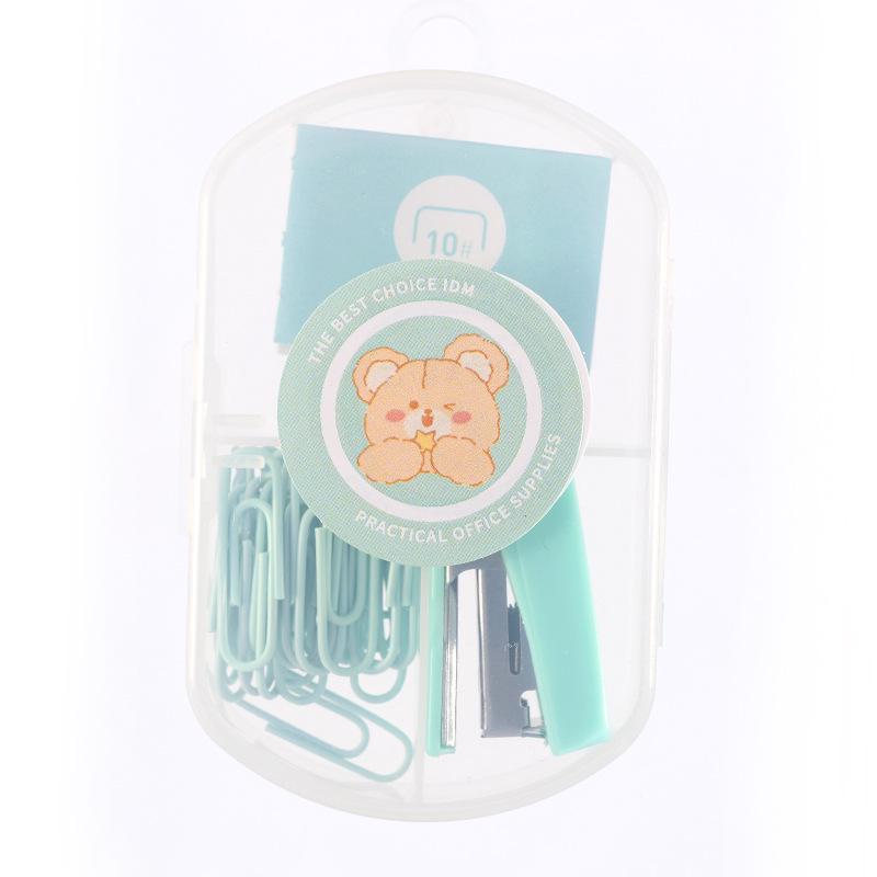 Macaron Color Mini Stapler Set - Cute and Convenient Stationery for Students