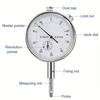 0.01 Resolution Gauge Tool Accuracy Measurement Precision Meter Dial Indicator  Mechanical Workshop