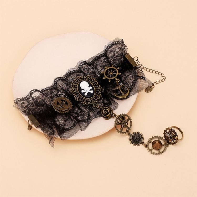 Fingerless Rings Gloves for Masquerade Balls Cosplay Costume Female Accessories