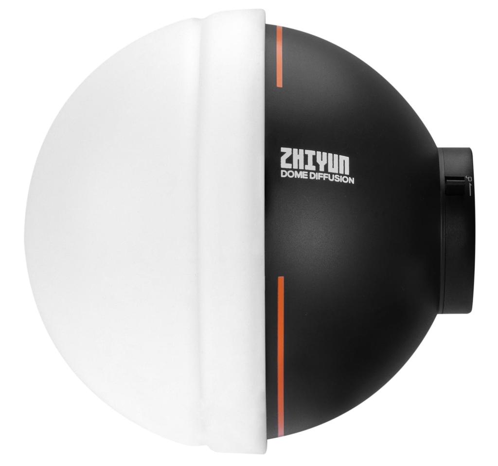 Regular Warranty ZHIYUN Lighting Accessory Mini Dome Diffuser EX1H03 Made of Silicone for ZY Mount [Domestic Product]