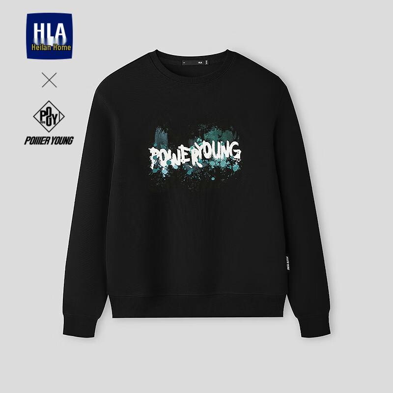 HLA Men s Power Young Graphic Crewneck Sweatshirt L
