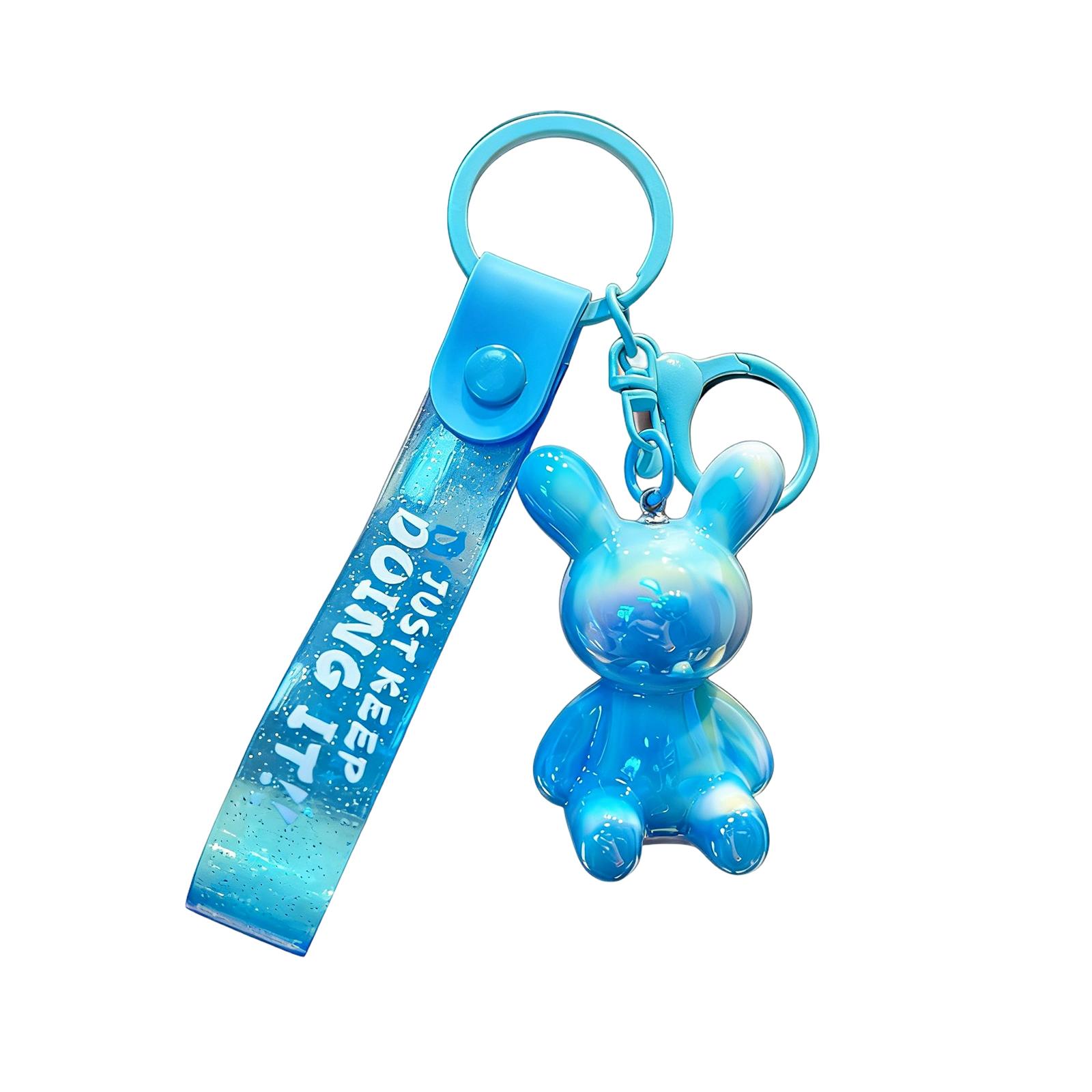 Keychain Men s And Women s Pendant Funny And Cute Gift Keychain One Size синий