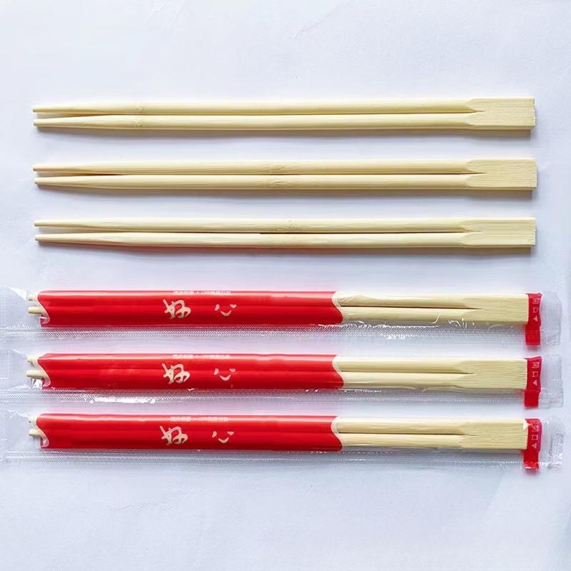 YiCang Disposable Red Bamboo Chopsticks