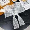 White Fake Collar Shawl Translucence Protect Neck Scarf Elegant Lace Neck Guard Scarf  Female