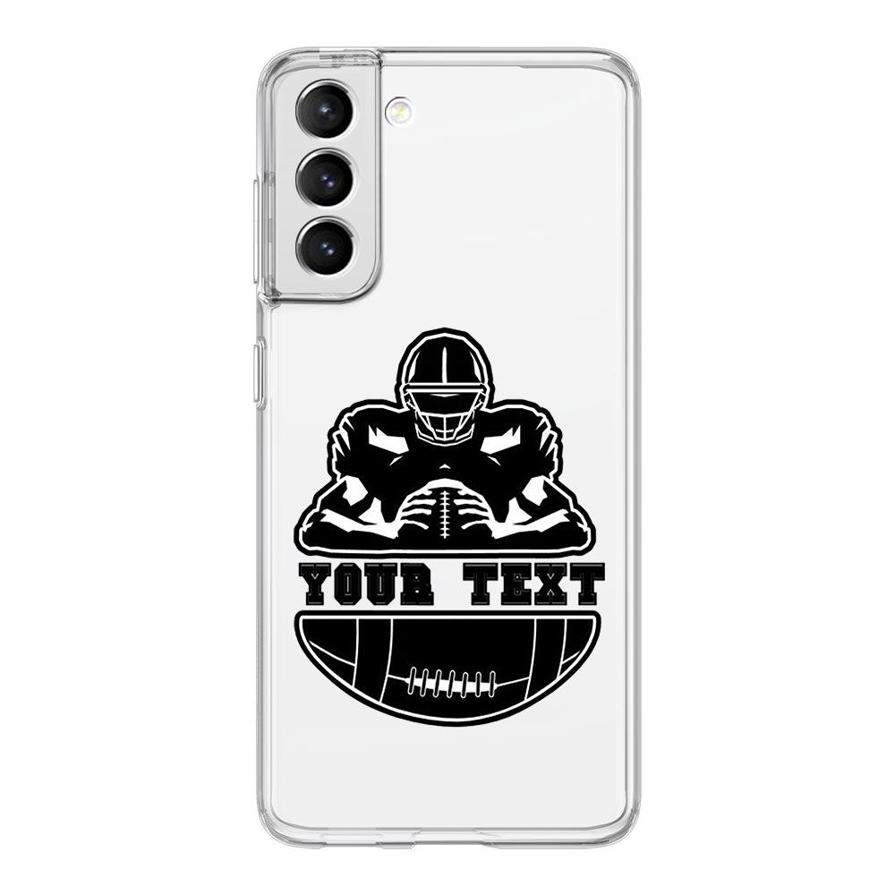 

Phone Case For Samsung Galaxy S24 Ultra S23 FE S22 S20 S21 5G S10 S9 Plus S10E S8 Soft Silicone Clear Rugby Ball Cover Samsung S22 5G