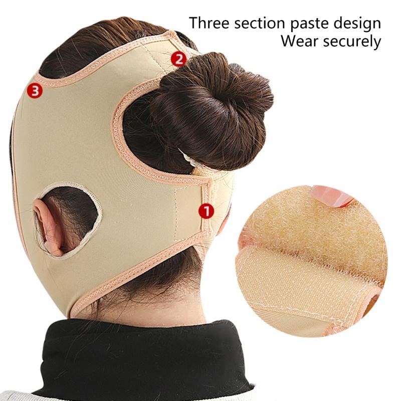 V Line Lifting Mask Chin Strap for Sleeping Face Lifting Belt V Shape Slimming Face Mask Double Chin Reducer for Womens