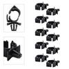 10Pcs Wiring Fasteners 11mm/0.43inch Black Dustproof