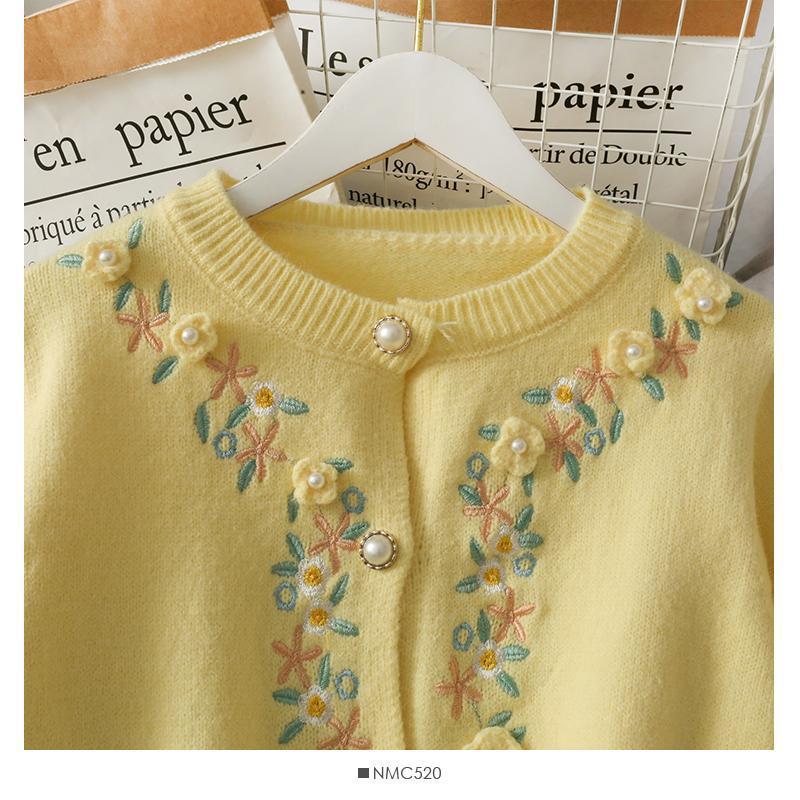 Sweater Cardigan Female 2023 Spring and Autumn Cardigan Women Embroidered Loose Knitted Sweater Women Single Breasted Sweater