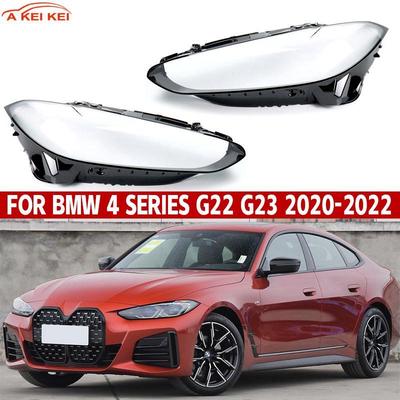 For BMW 4 Series G22 G23 Plastic HeadLight Lens Shell Car Front Headlamp Lens Cover Shell For BMW 4-Series G22 G23 2021-2022
