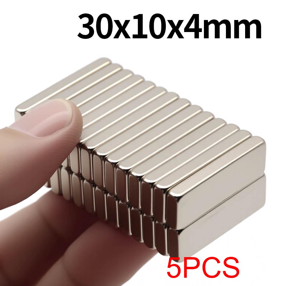 30x10x4mm Super Strong Neodymium Magnet N35 NdfeB Permanent Magnetic imanes Block Powerful Magnets Refrigerator
