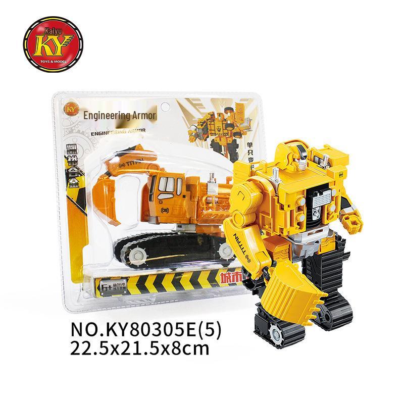 

Игрушка-трансформер Kaiyu Alloy для пожаротушения: Модель пожарной машины и полицейской машины для детей