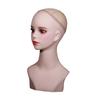 Female Mannequin Head with Makeup Stable Versatile Use Manikin Wig Stand for Necklace Glasses