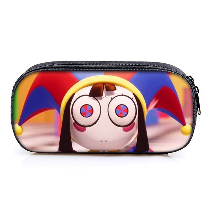Circus The Amazing Digital Circus Compartment Pencil Case Student Children'S Stationery Case Pencil Case