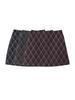 Ou Fan Retro Plaid High Waist Wool Pencil Skirt for Women
