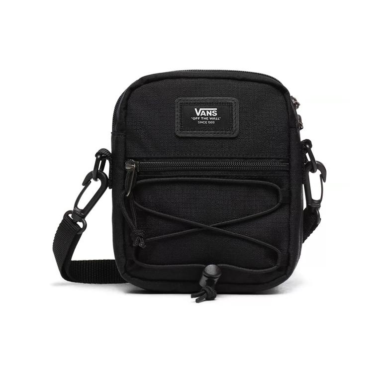 Vans Nylon Fabric Shoulder Bag , Crossbody Bag Regular Unisex Black (Unisex) Crossbody Bags VN0A3I5S6ZC