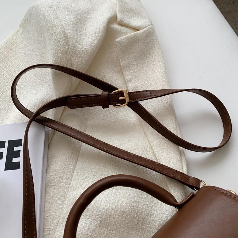 Сумка через плечо из искусственной кожи для женщин — фото 8