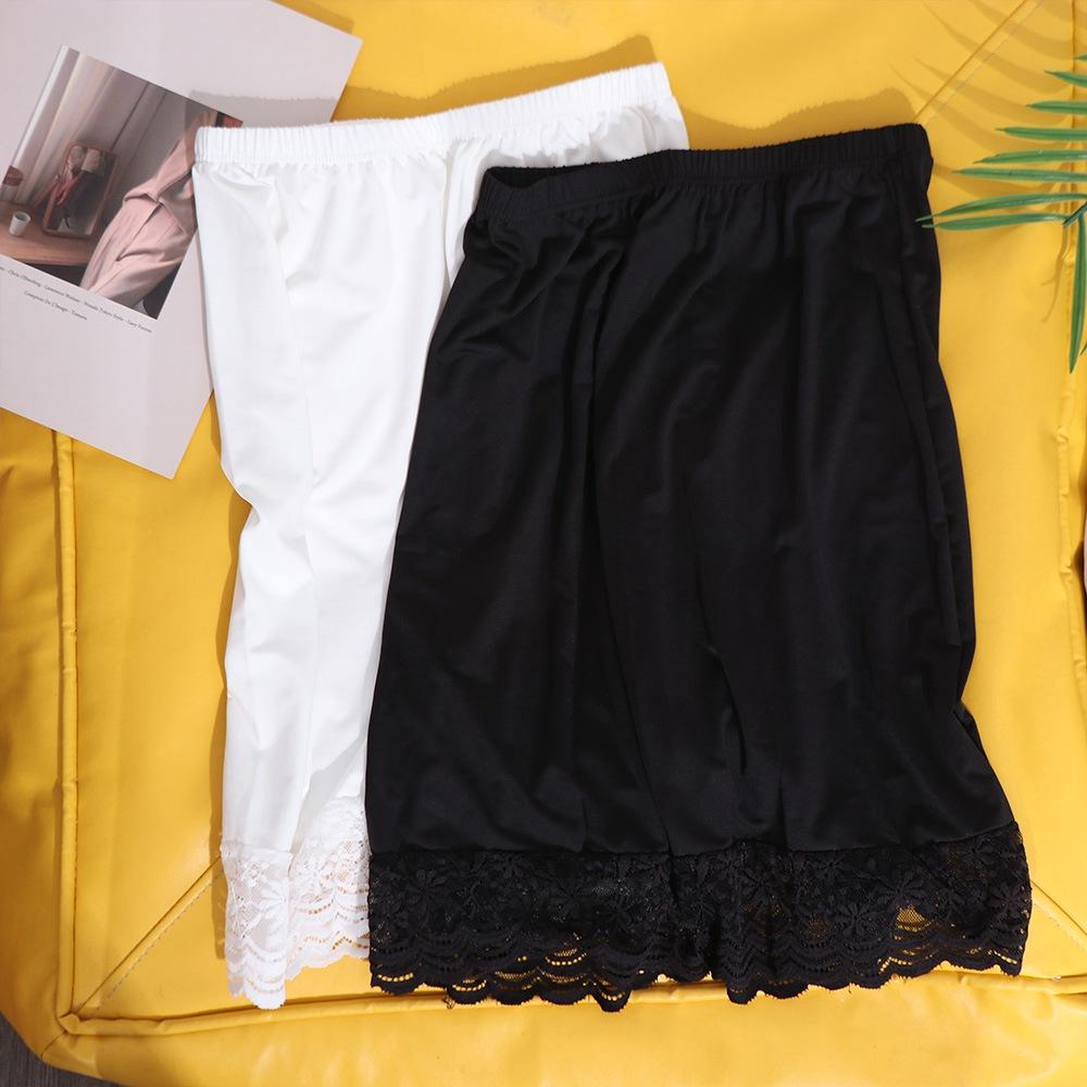 Lace Flower Women's Dress Underskirt Slips Innerwear High Waist Lining Petticoat  Summer