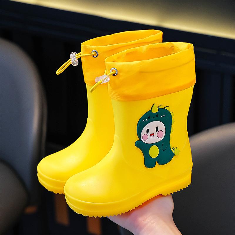 Wasserdichte Regenstiefel für Jungen, Rutschfeste Wasserschuhe für Mädchen, Wasserschuhe