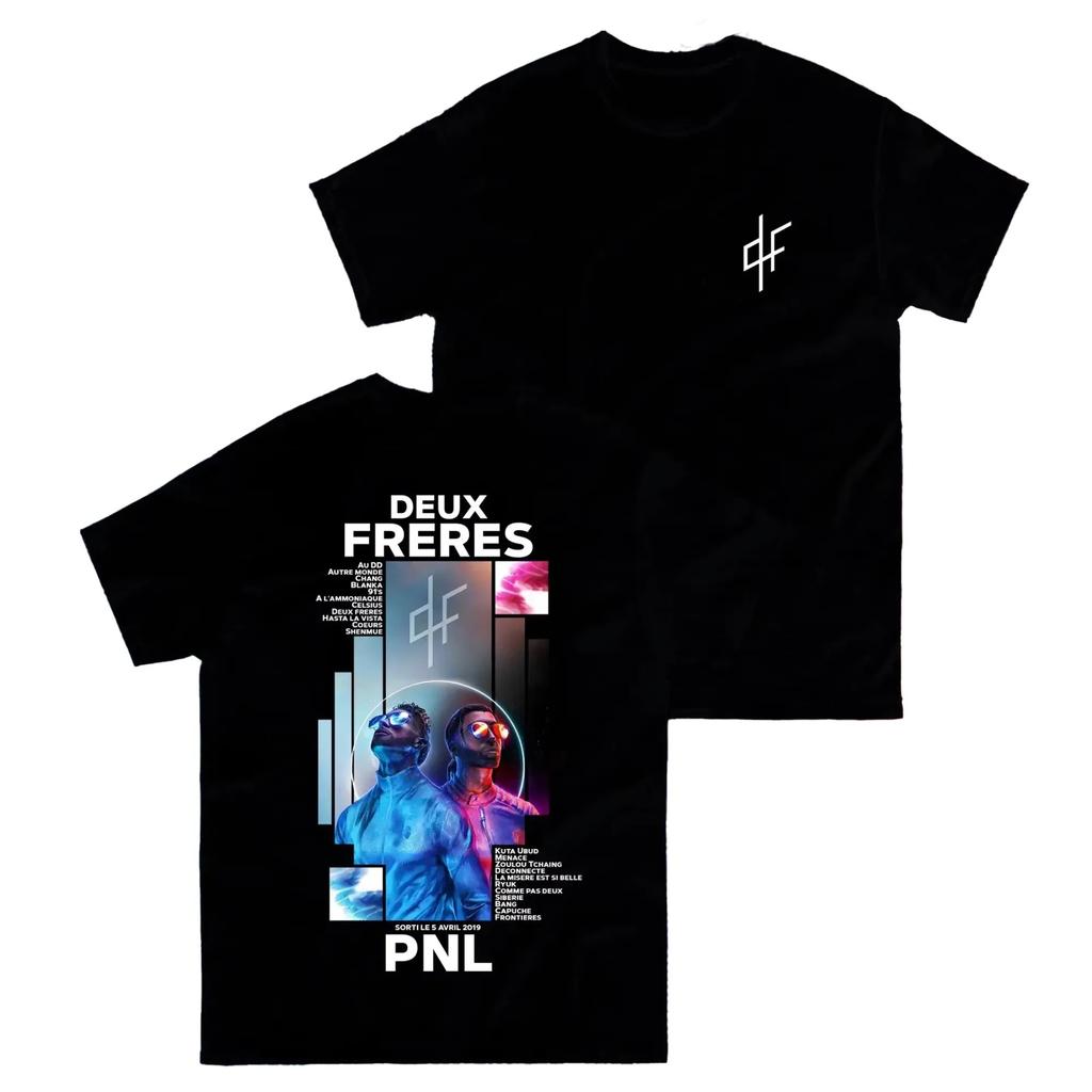 2026 Unisex Le Monde Chico TShirt PNL Album French Rapper Graphic Print Tshirt Unisex Hip Hop Fashion Short Sleeve Tee Streetwear