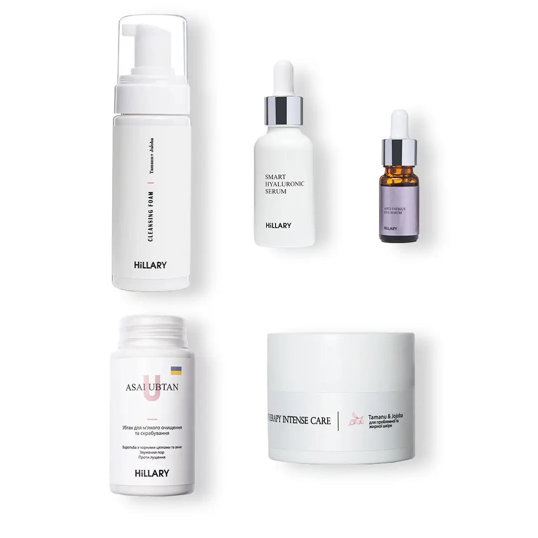 

Базовий набір для догляду за жирною шкірою Осінній догляд Autumn care for oil skin Hillary