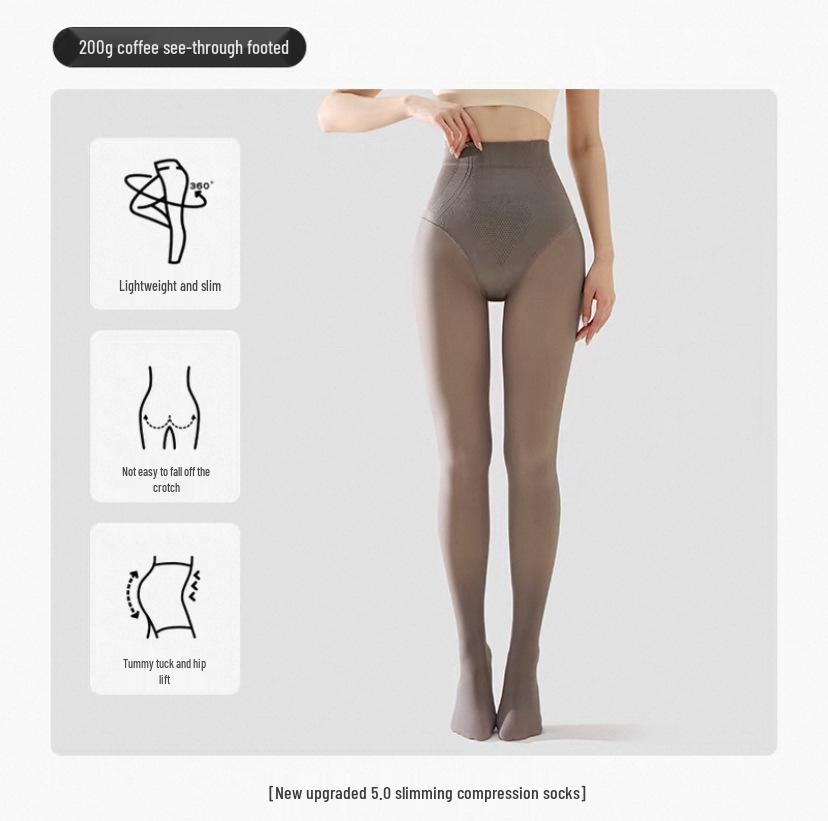 Black Sheer Skin Tone Leggings for Women, Nude Look, Fleece-Lined, Thick Winter Tights, Autumn/Spring Style, Silk-like Pantyhose