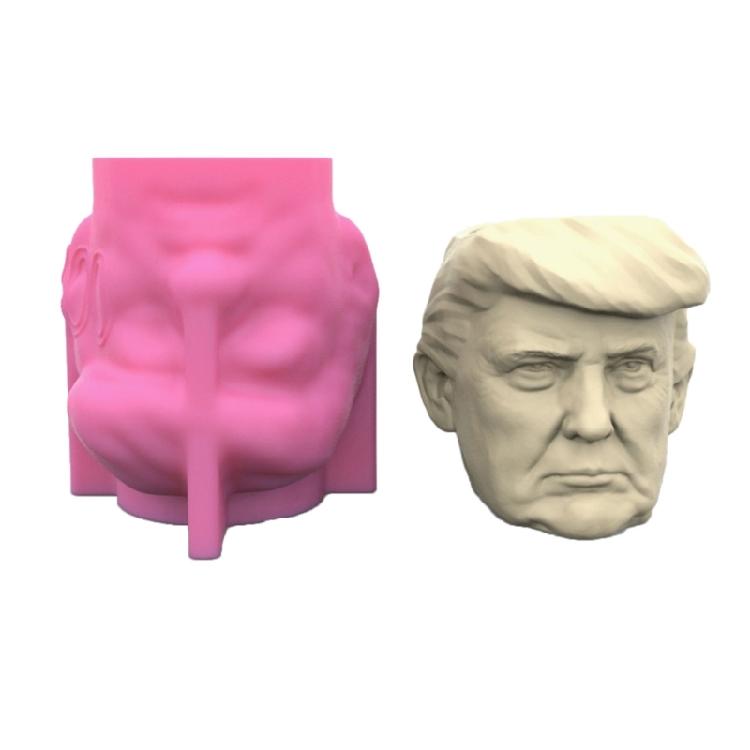 

Face Sculpture Vases Resin Molds for DIY Craft Making Flowerpots Plant Pots 1