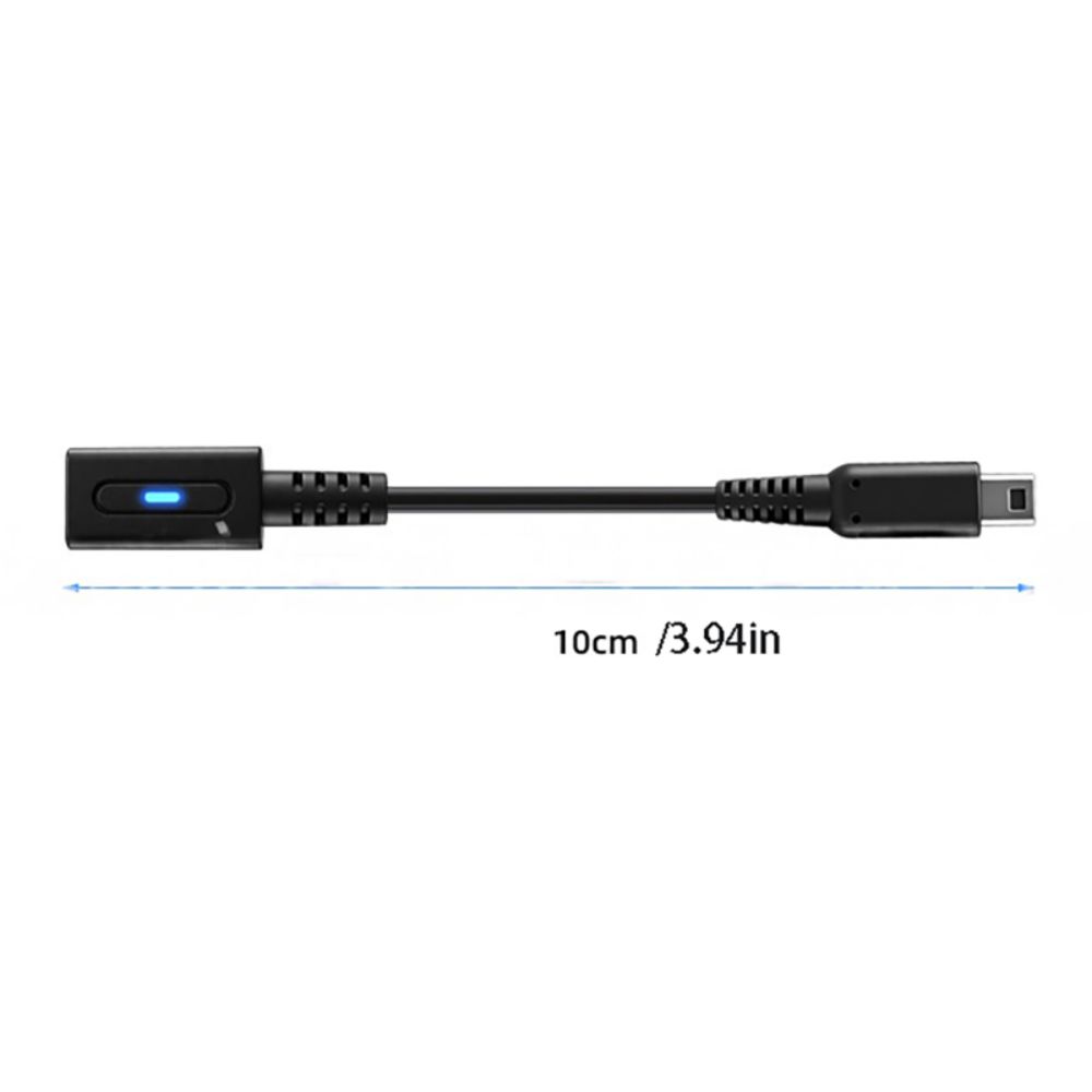 10 Cm PD USB C Cable LED Indicator Convert Cord Charging Adapter PD Charging Game Console Power Wire for NDSi 3DS LL Travel