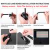 Paintless Wire Board LED Reflector Lamp Kits Checking Line Board Reflector Set Dent Removal Car Dent Repair Tool