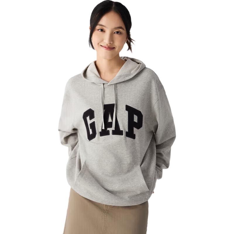 Gap Unisex 2025 Spring Applique Logo Hoodie