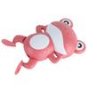 Baby Badespielzeug Aufziehbares Schwimmen Niedliche Frösche Schwimmendes Aufziehbares Badewannenspielzeug für Kinder(Rosa )