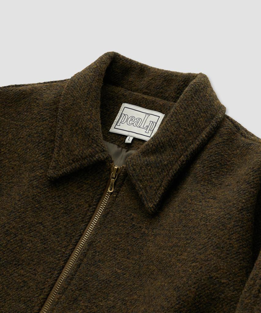 Pealp Heritage Wool Zip-Up Jumper 26(Brown)
