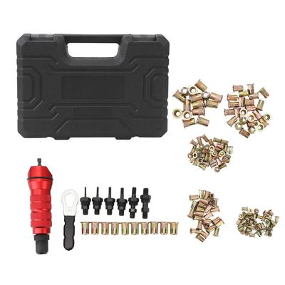 Kit adaptateur de perceuse à écrou à rivet Kit adaptateur de perceuse à rivet électrique 2,4 mm ?Rivet interchangeable 6,4 mm 6