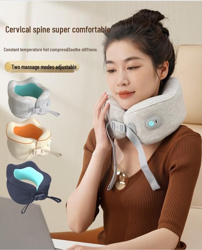 

Hezheng Portable U-Shaped Neck Massager Pillow