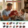 Dinosaur Hand Puppet Set  And Brown Bear Hand Puppet Combination  Large Carnivore Hand Puppet  Prehistoric Animal Hand Puppet Series