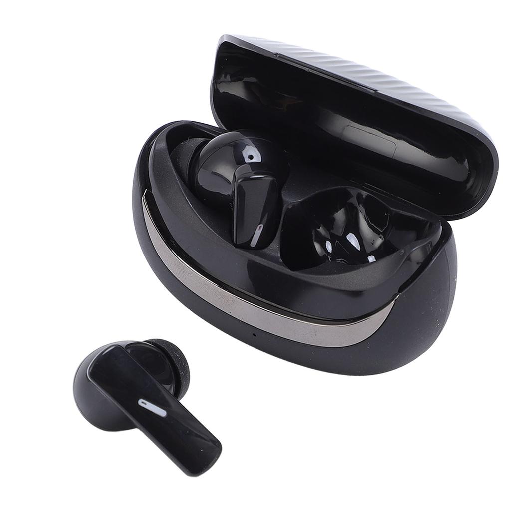 Language Translator Earbuds 5.4 Real Time Online 144 Lanquages Translation Device for Music Calling with APP Black
