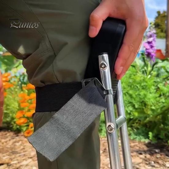 Knee Seat for Gardening Strap-on Knee Seat Ergonomic Bricklayer Kneeling Cushion Portable Knee Relief Cushion for Gardeners Knee Protection Ankle