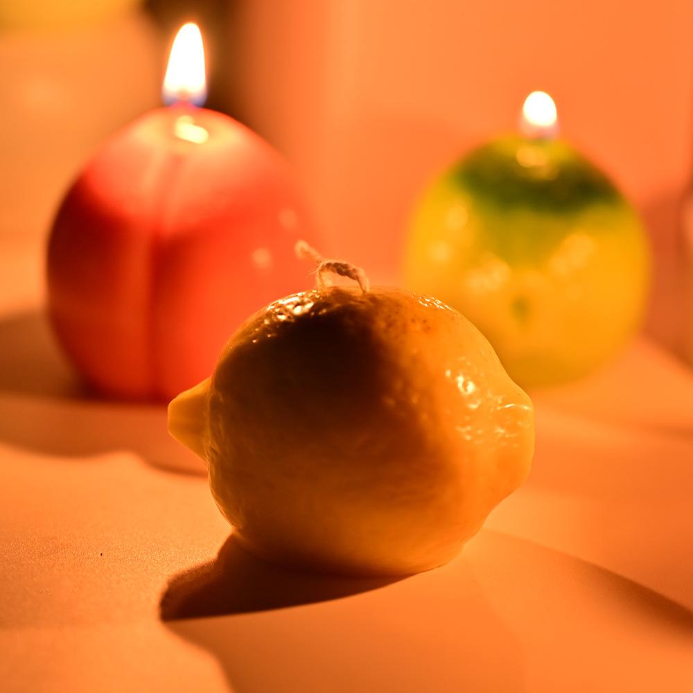 Silikonform Dekorative Aromatherapieform Obstkerzenform Silikon für Heimdekoration Gipsdekoration DIY Kerzenherstellung