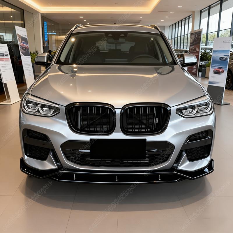 For BMW X3 G01 X4 G02 M Sport M40i M40d 2017 2018 2019 2020 2021 Automobile Front Bumper Lower Lip Spooler Splitter Body Kit