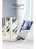 Samsung FOLD7 Magnetic Hinge Stand Case: Transparent, Protective for Folding Screen