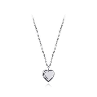 Luv-It Stříbrný náhrdelník ve tvaru srdce K1806