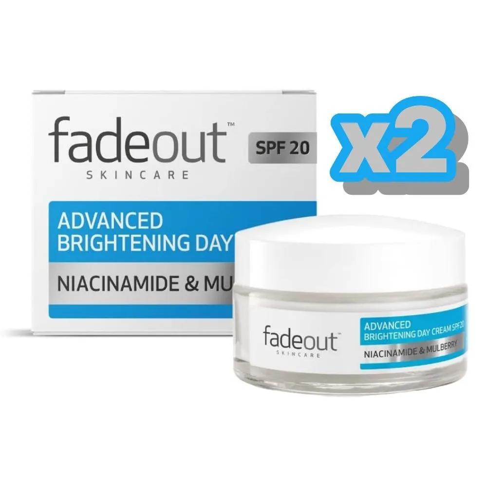 Fade Out Advanced Brightening Day Cream 50ml 2 pieces fadeout