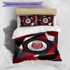 Ensemble de literie 3 pièces imprimé Fulham Football, Ensemble de housse de couette confortable et respectueux de la peau pour chambre à coucher
