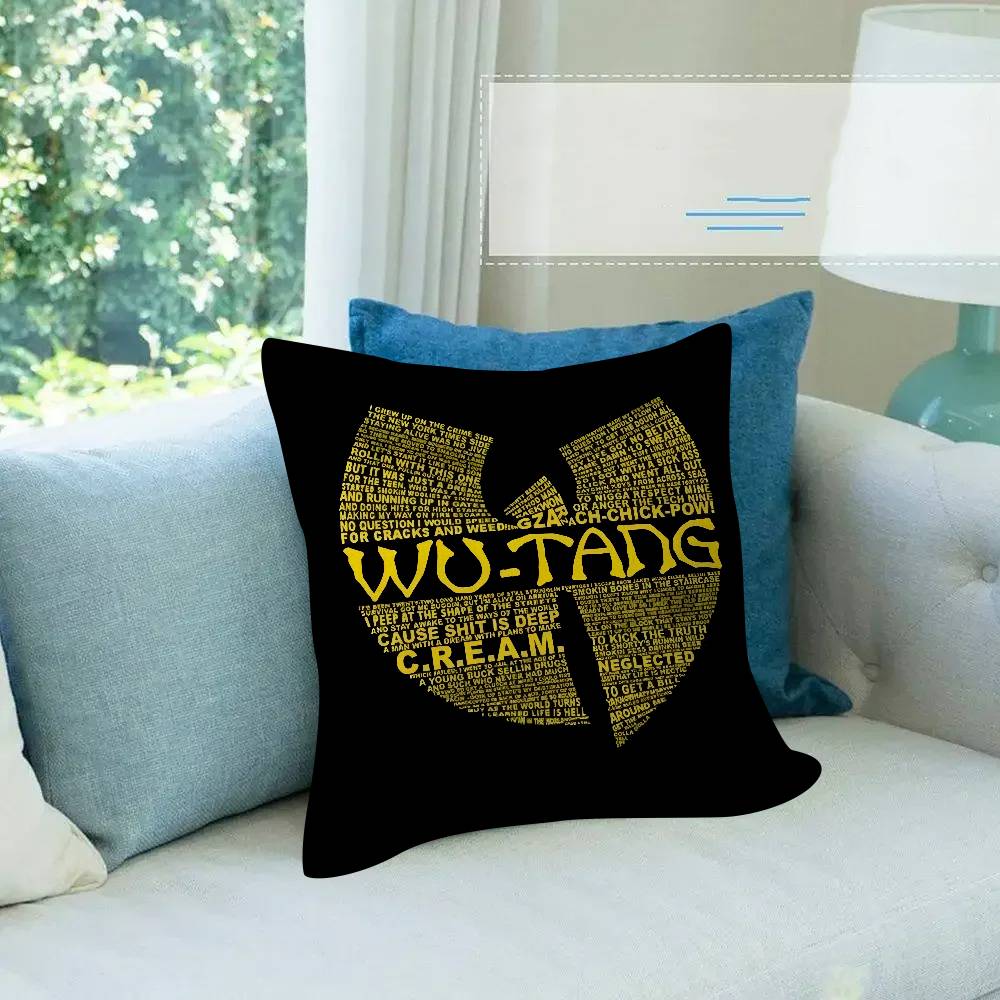 Anime Wu Logo T-Tang Clan Personalized Pillow Cover Kids Bedroom Wild Party Decor Pillowcase Kid Birthday Shower Gift