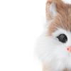 Realistic Animal Statue Faux Fur Cat Plush Model Cute Simulation Animal Toy for Home Decoration and Teaching Tool