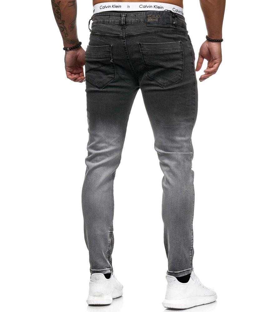 Vaqueros rotos de hombre Vaqueros 5128 grises comprar a buen precio —  entrega gratuita, reseñas reales con fotos — Joom